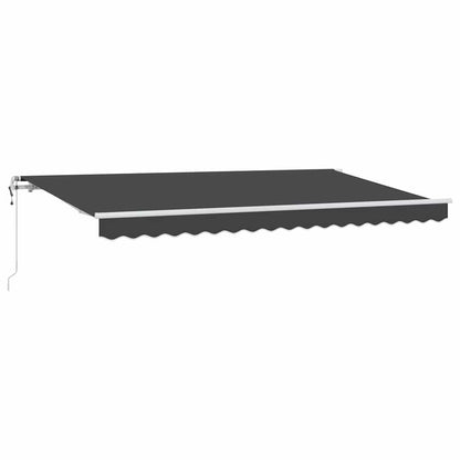 Tenda Retrattile Antracite 350 x 200 cm Tessuto