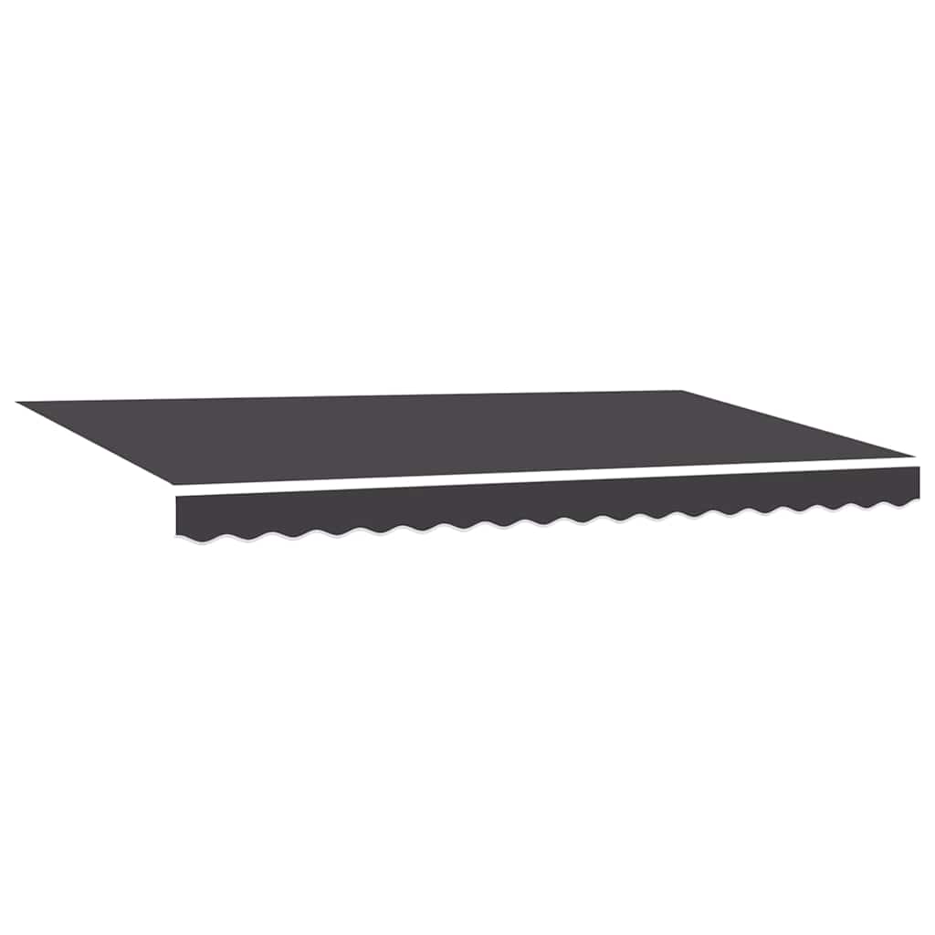 Tenda Retrattile Antracite 350 x 200 cm Poliestere e Alluminio