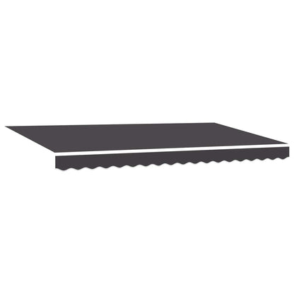Tenda Retrattile Antracite 350 x 200 cm Poliestere e Alluminio