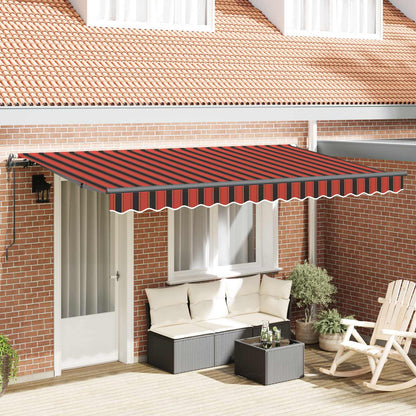 Tenda Retrattile Arancione 350 x 200 cm Tessuto