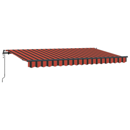 Tenda Retrattile Arancione 350 x 200 cm Tessuto