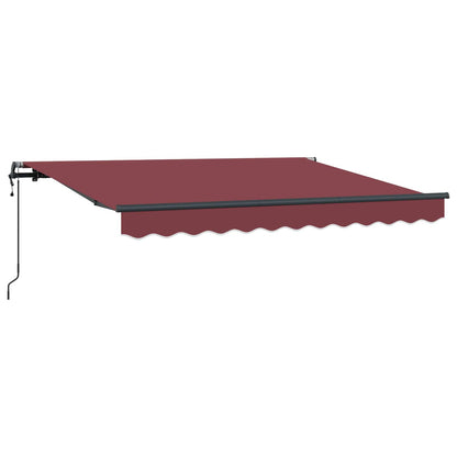 Tenda Retrattile Borgogna 350 x 200 x 165 cm Tessuto