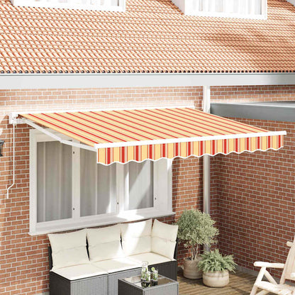 Tenda Retrattile Multicolore 350 x 200 cm Alluminio e Tessuto