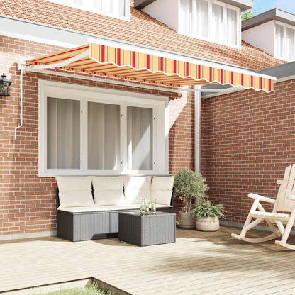 Tenda Retrattile Multicolore 350 x 200 cm Alluminio e Tessuto