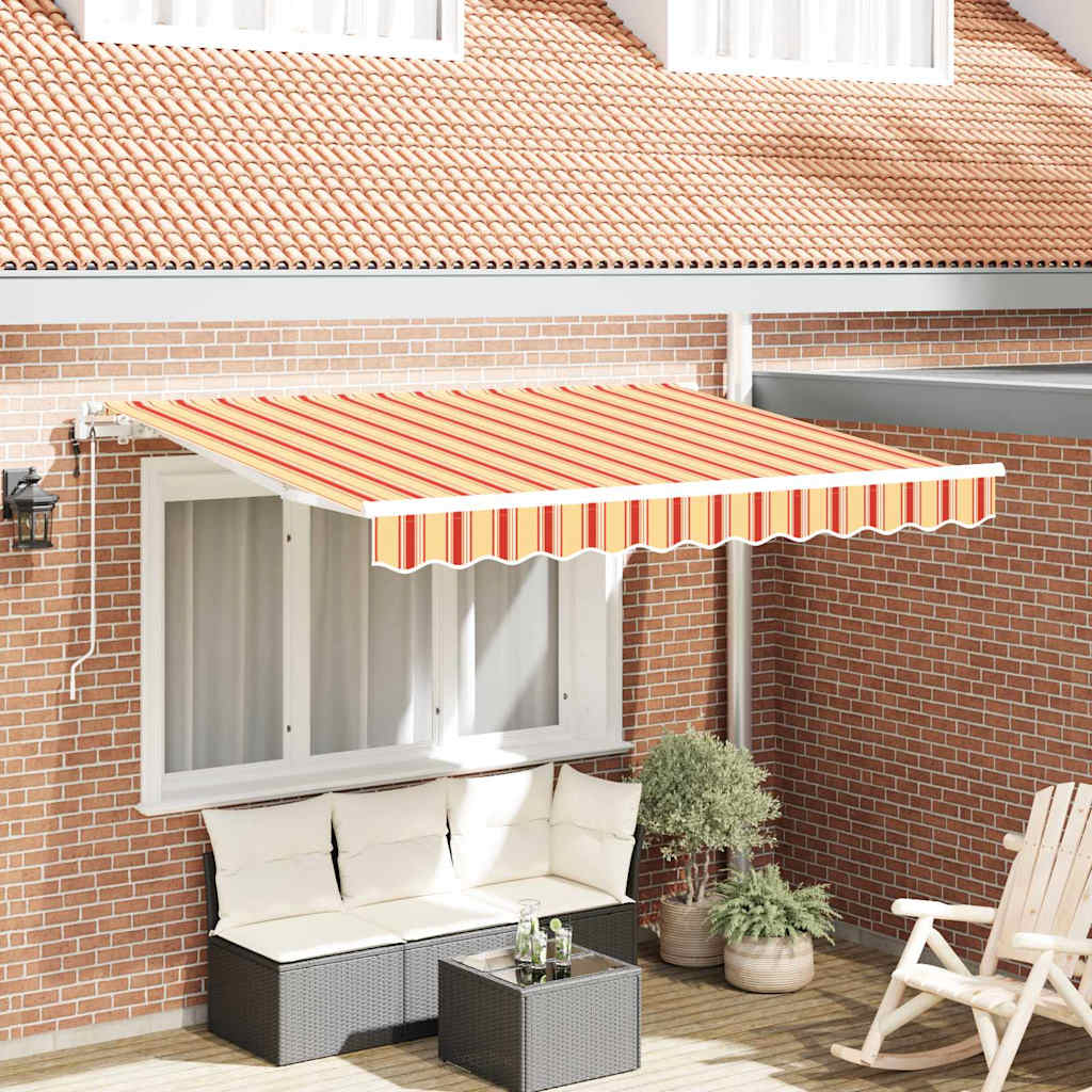 Tenda Retrattile Giallo 350 x 200 cm Tessuto