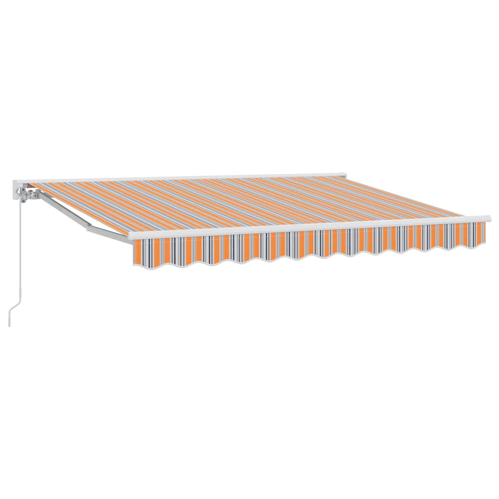Tenda Retrattile Blu e Arancione 350 x 200 cm