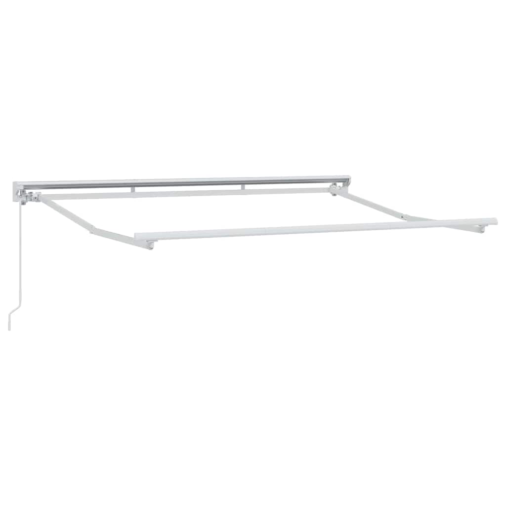 Tenda Retrattile Rosso 350 x 200 cm Alluminio e Tessuto