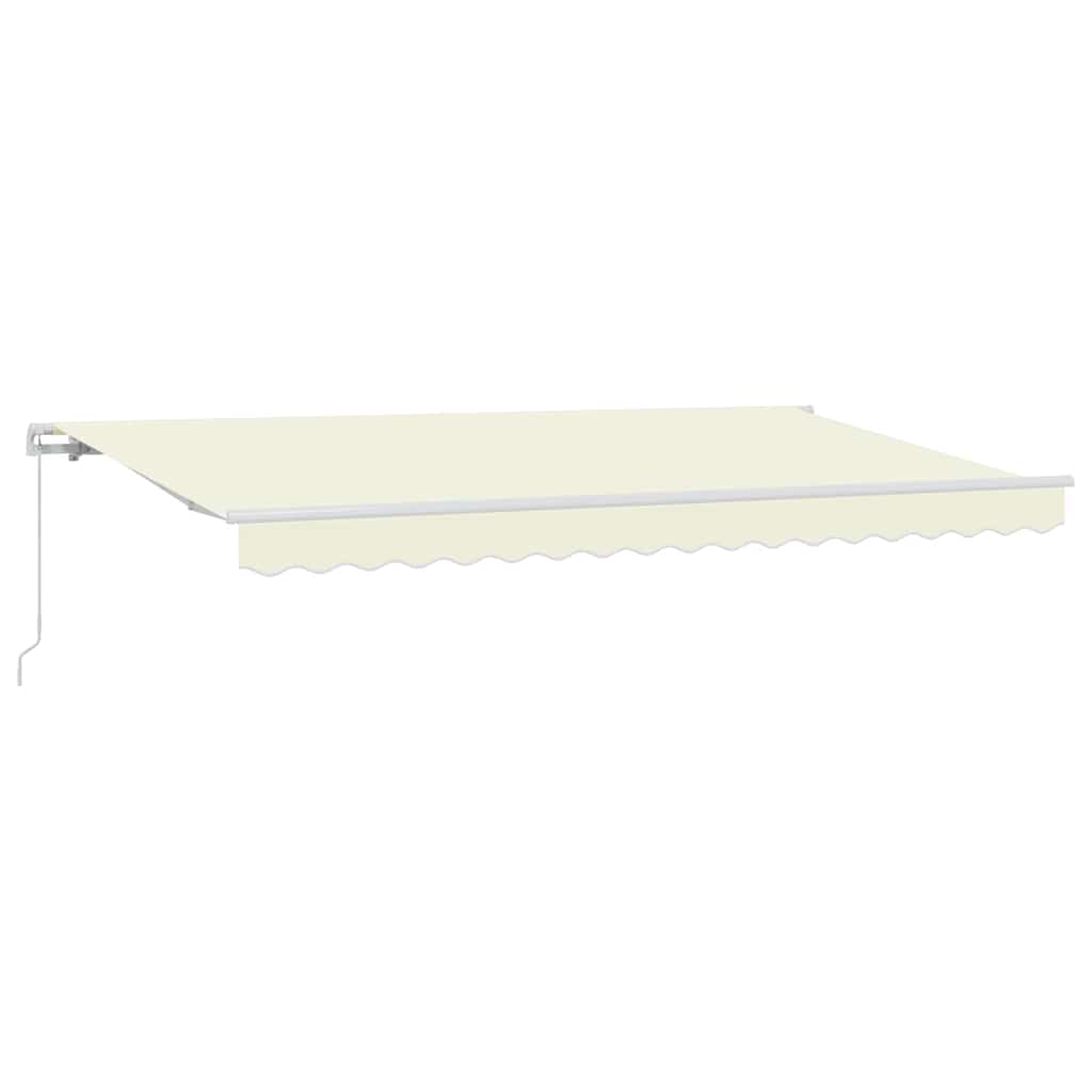 Tenda Retrattile Crema 400 x 200 cm Tessuto