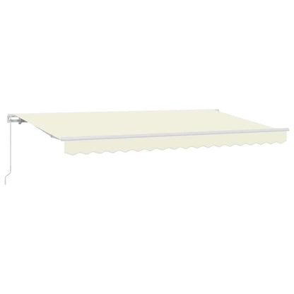 Tenda Retrattile Crema 400 x 200 cm Tessuto