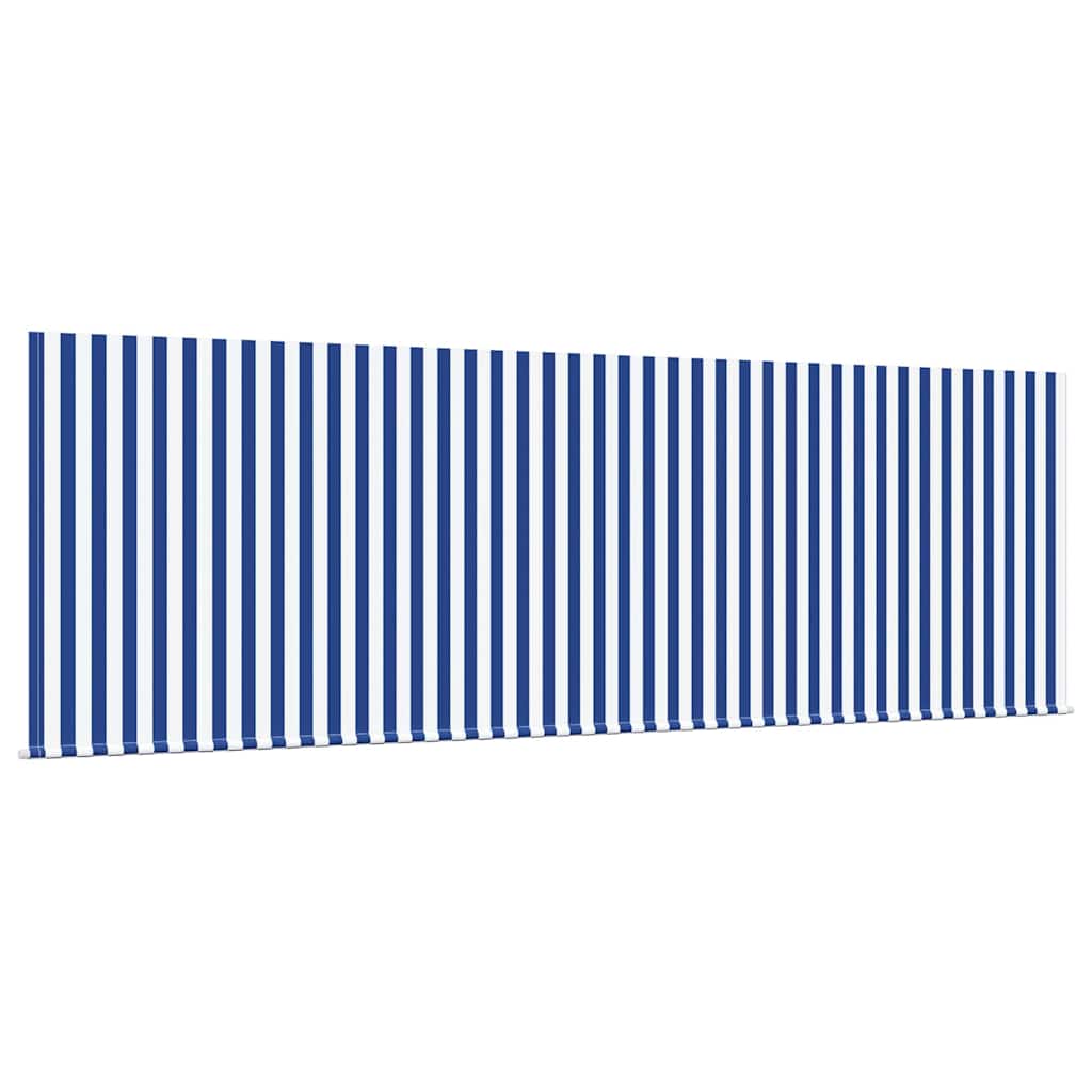 Tenda Retrattile Blu e Bianco 400 x 200 cm