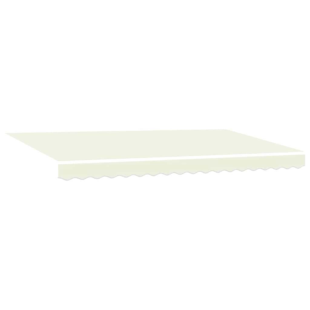 Tenda Retrattile Crema 400 x 200 cm Poliestere e Alluminio