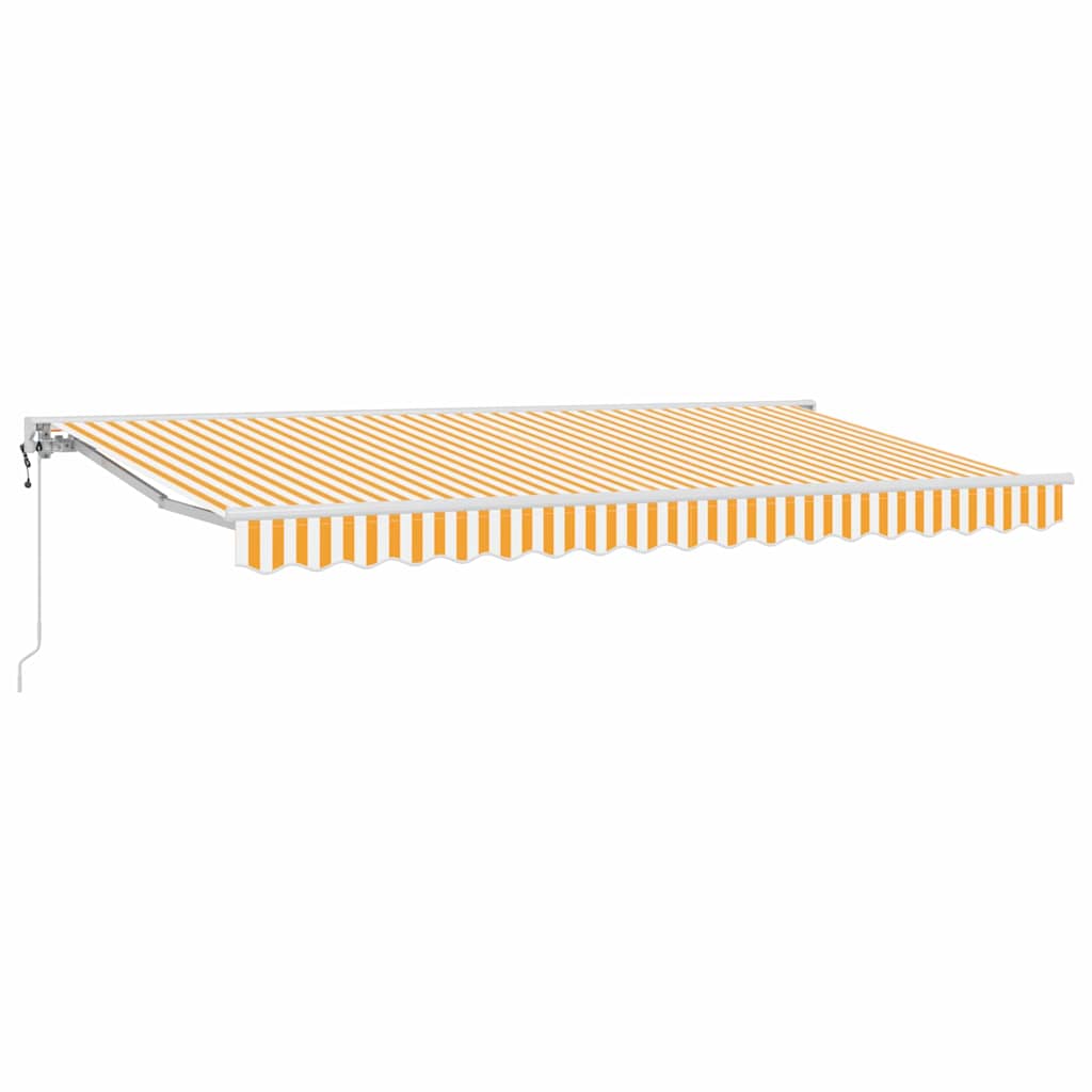 Tenda Retrattile Giallo e Bianco 400 x 200 cm