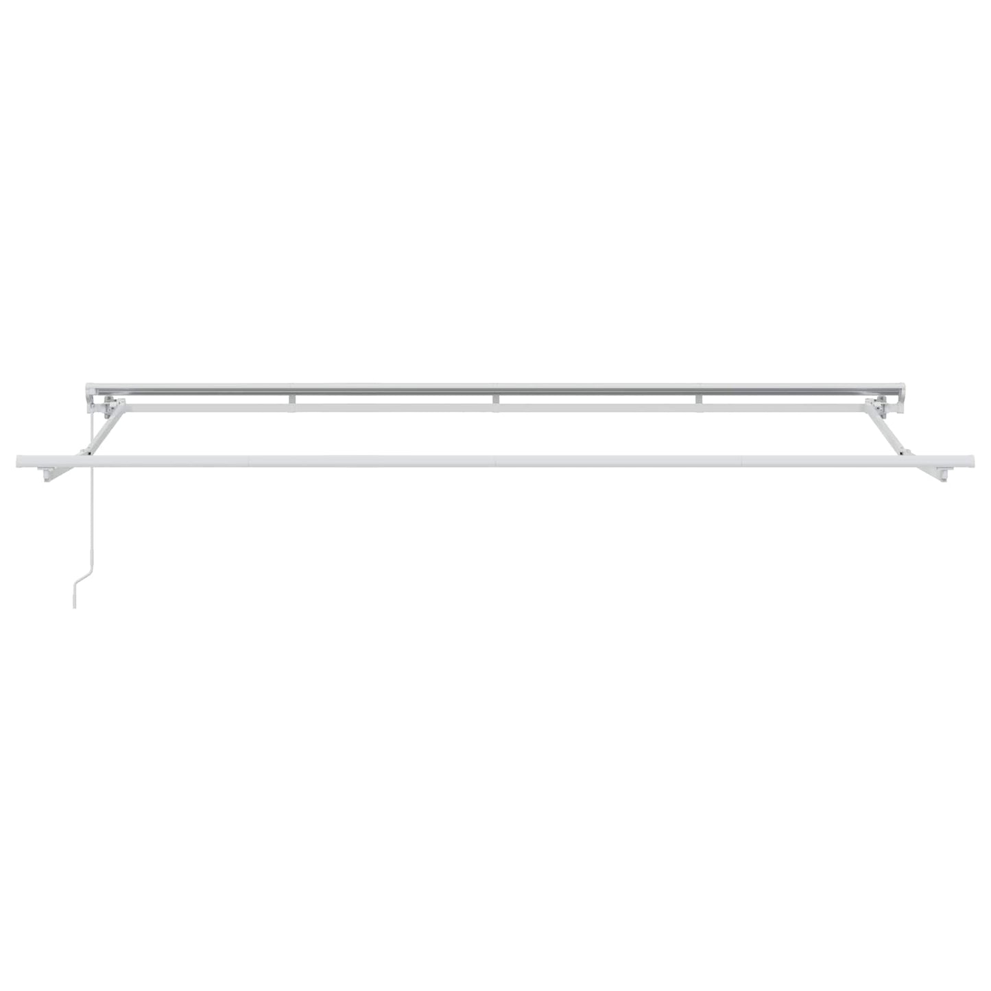 Tenda Retrattile Antracite 400 x 200 cm Poliestere e Alluminio