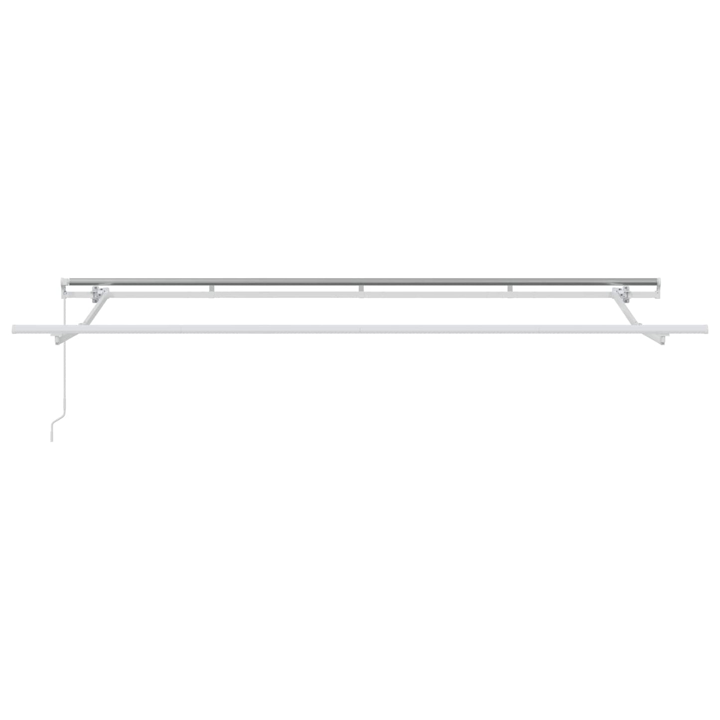 Tenda Retrattile Antracite 400 x 200 cm Poliestere e Alluminio