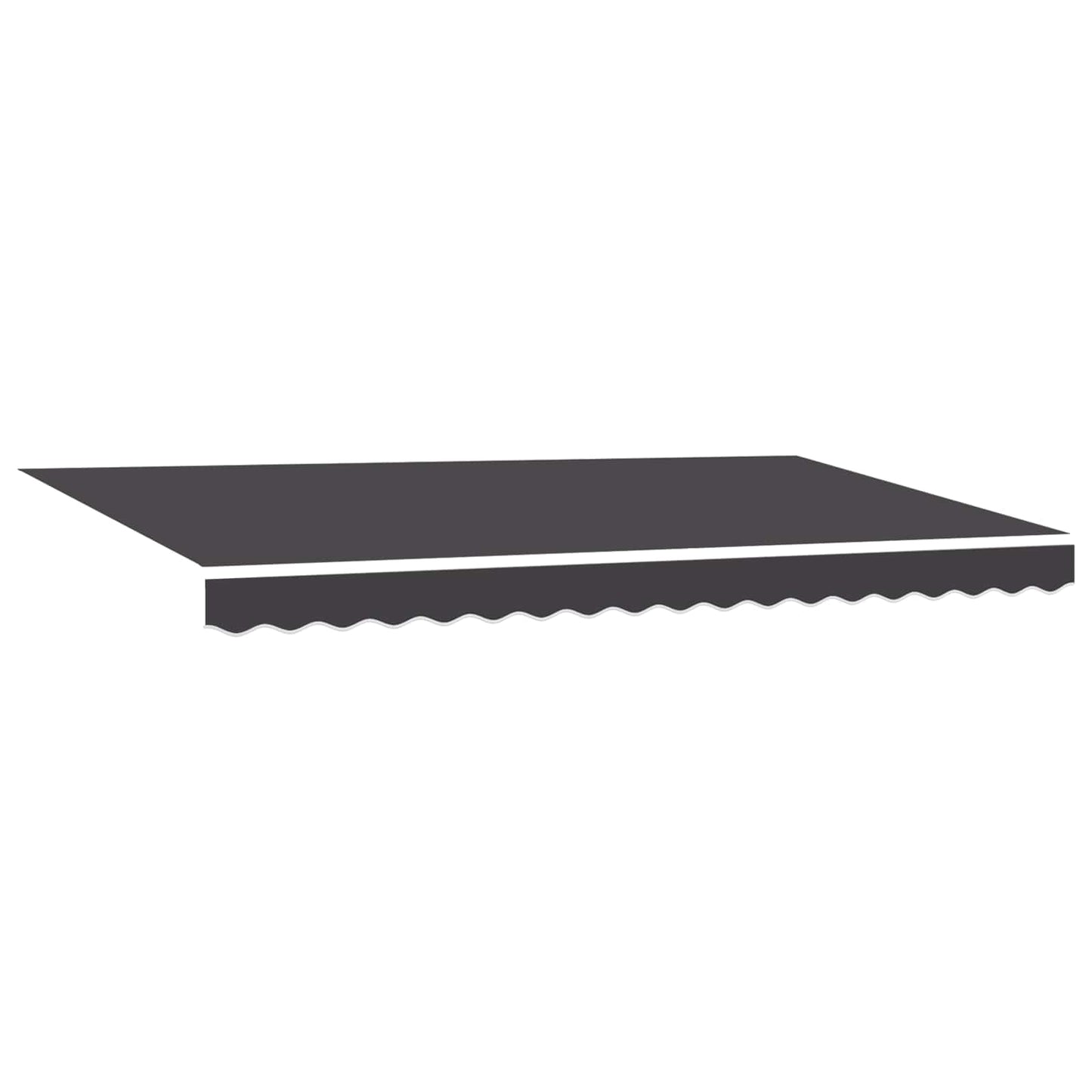 Tenda Retrattile Antracite 400 x 200 cm Poliestere e Alluminio