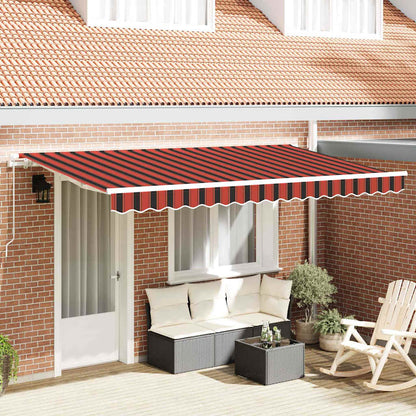 Tenda Retrattile Arancione 400 x 200 cm Tessuto