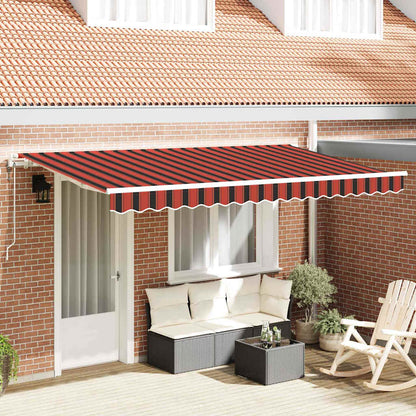 Tenda Retrattile Arancione 400 x 200 cm Tessuto