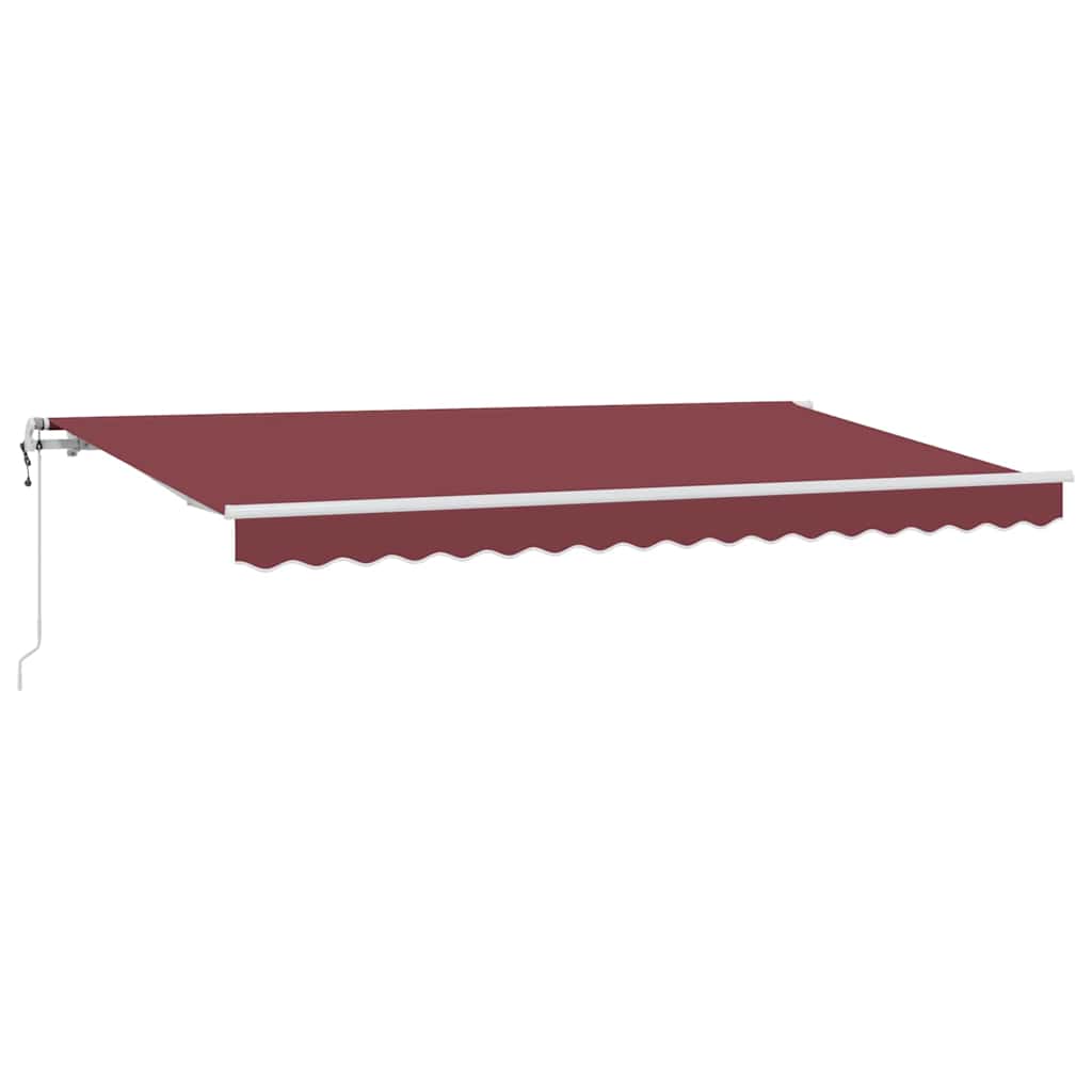Tenda Retrattile Borgogna 400 x 200 cm Tessuto