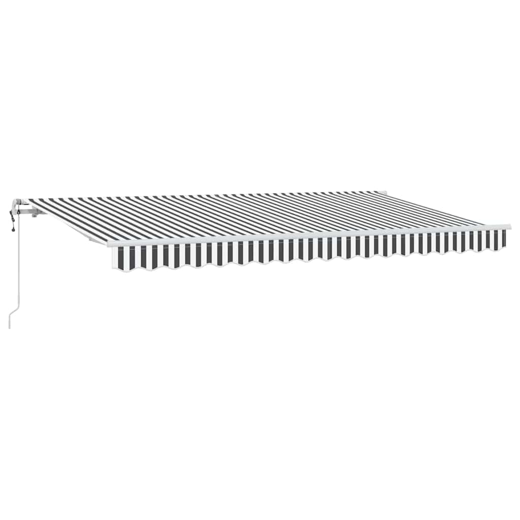 Tenda Retrattile Antracite 400 x 200 cm Tessuto