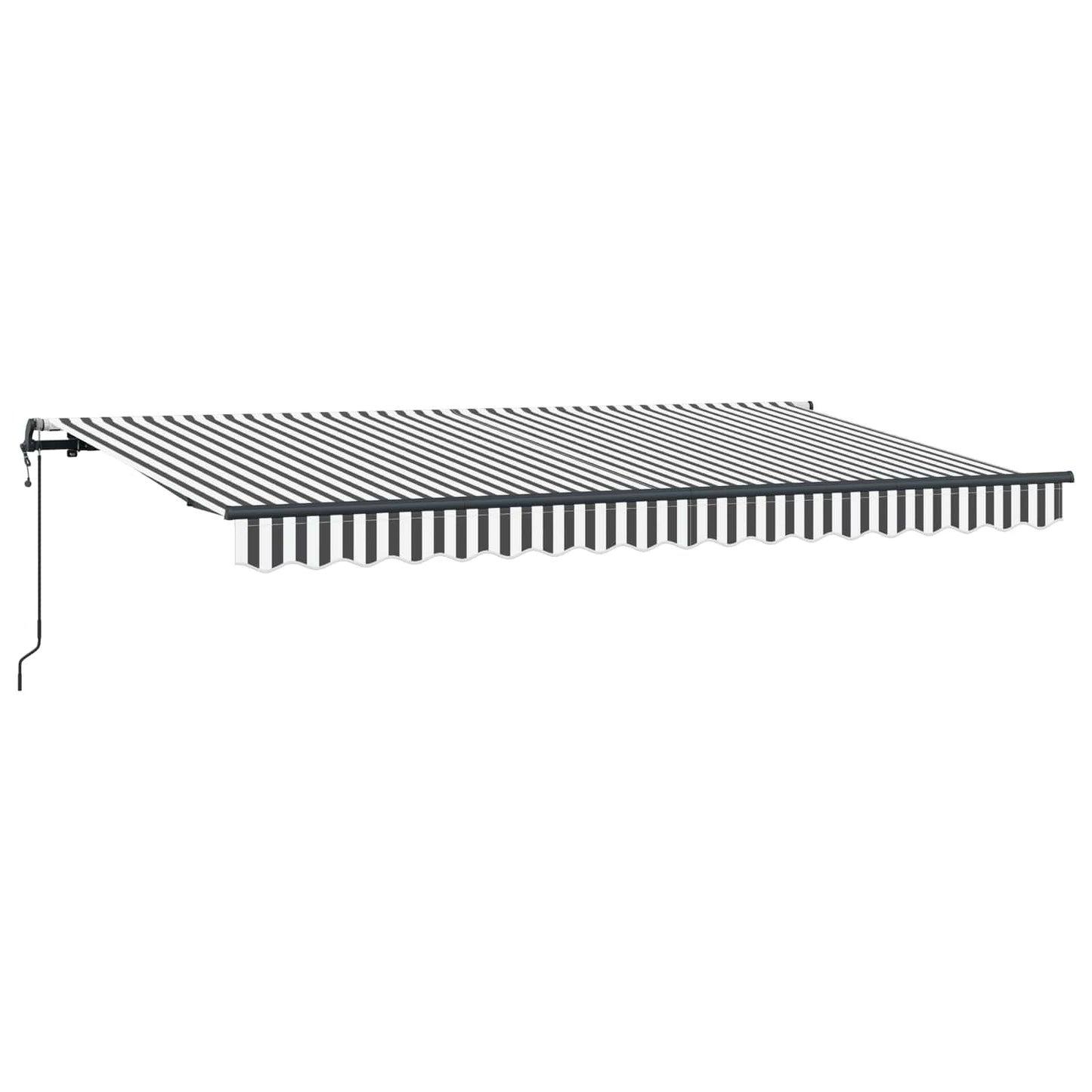 Tenda Retrattile Antracite 400 x 200 cm Tessuto