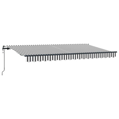 Tenda Retrattile Antracite 400 x 200 cm Tessuto