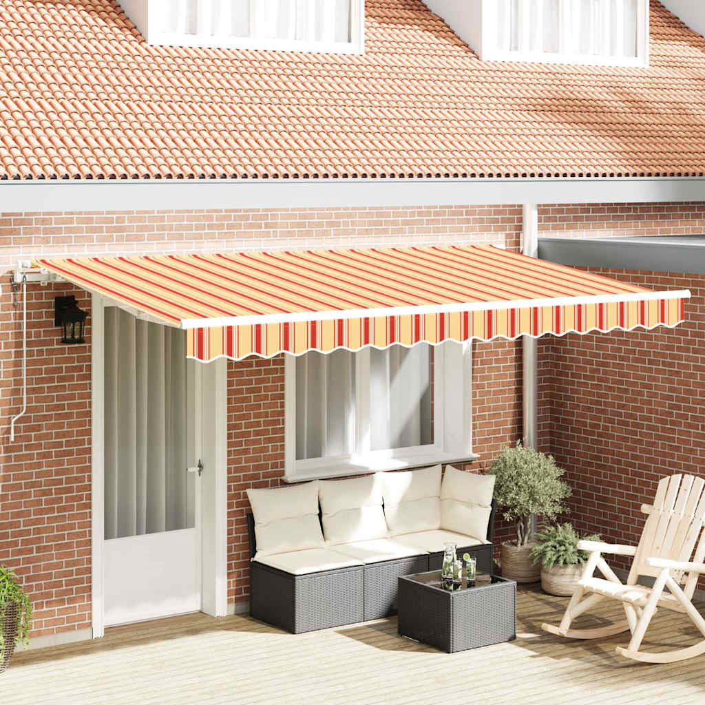 Tenda Retrattile Giallo 400 x 200 cm Tessuto