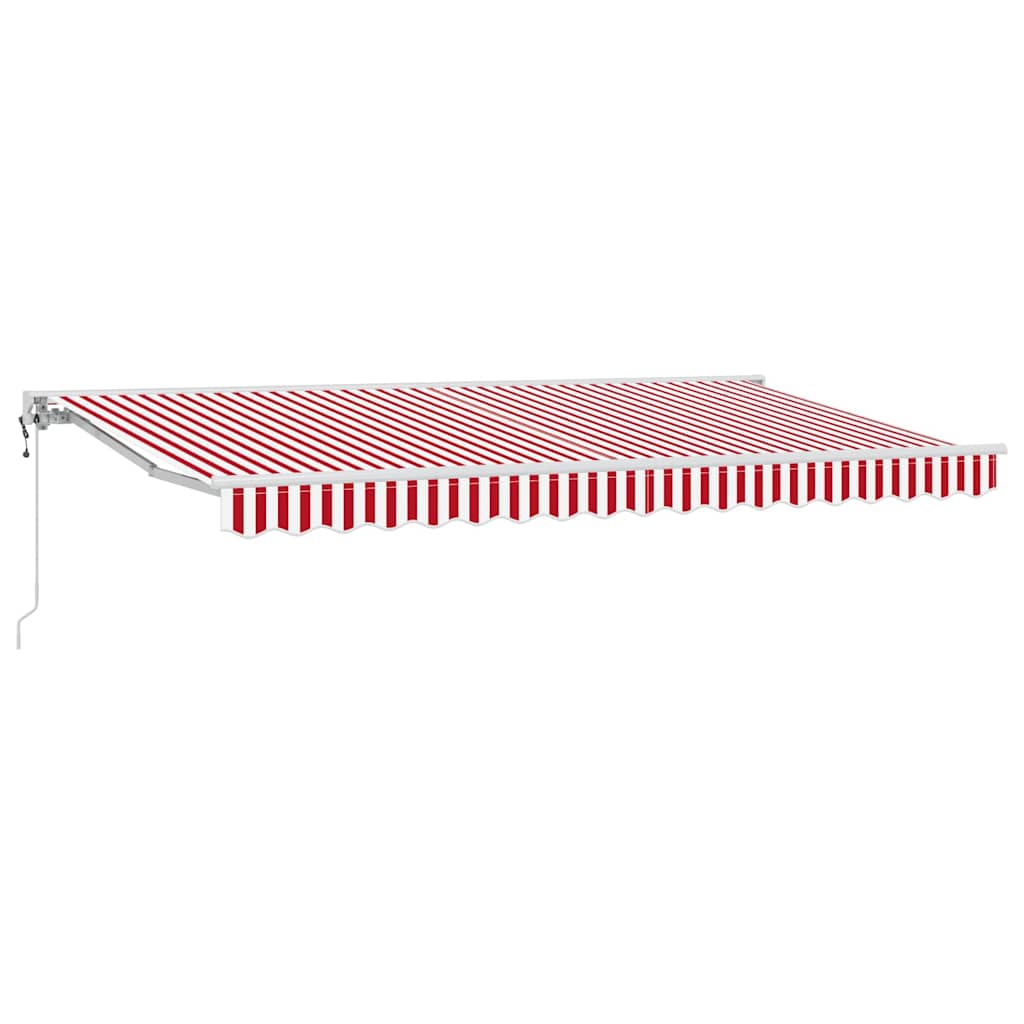 Struttura della tenda Rosso e Bianco 400 x 200 cm