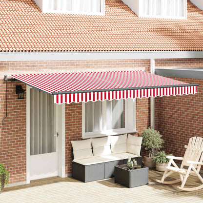 Tenda Retrattile Rosso 400 x 200 cm Tessuto