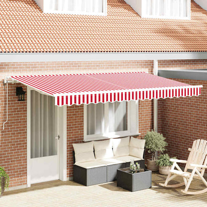 Tenda Retrattile Rosso 400 x 200 cm Tessuto