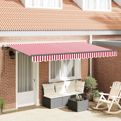 Tenda Retrattile Rosso 400 x 200 cm Tessuto