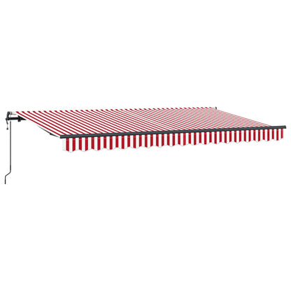Tenda Retrattile Rosso 400 x 200 cm Tessuto