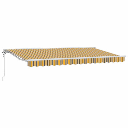 Tenda Retrattile Giallo e Grigio 400 x 200 cm