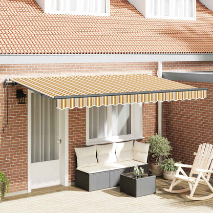 Tenda Retrattile Giallo 400 x 200 cm Tessuto