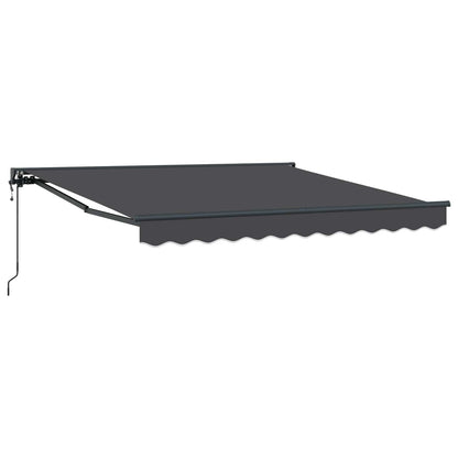 Tenda Retrattile Antracite 300 x 250 cm Alluminio e Tessuto