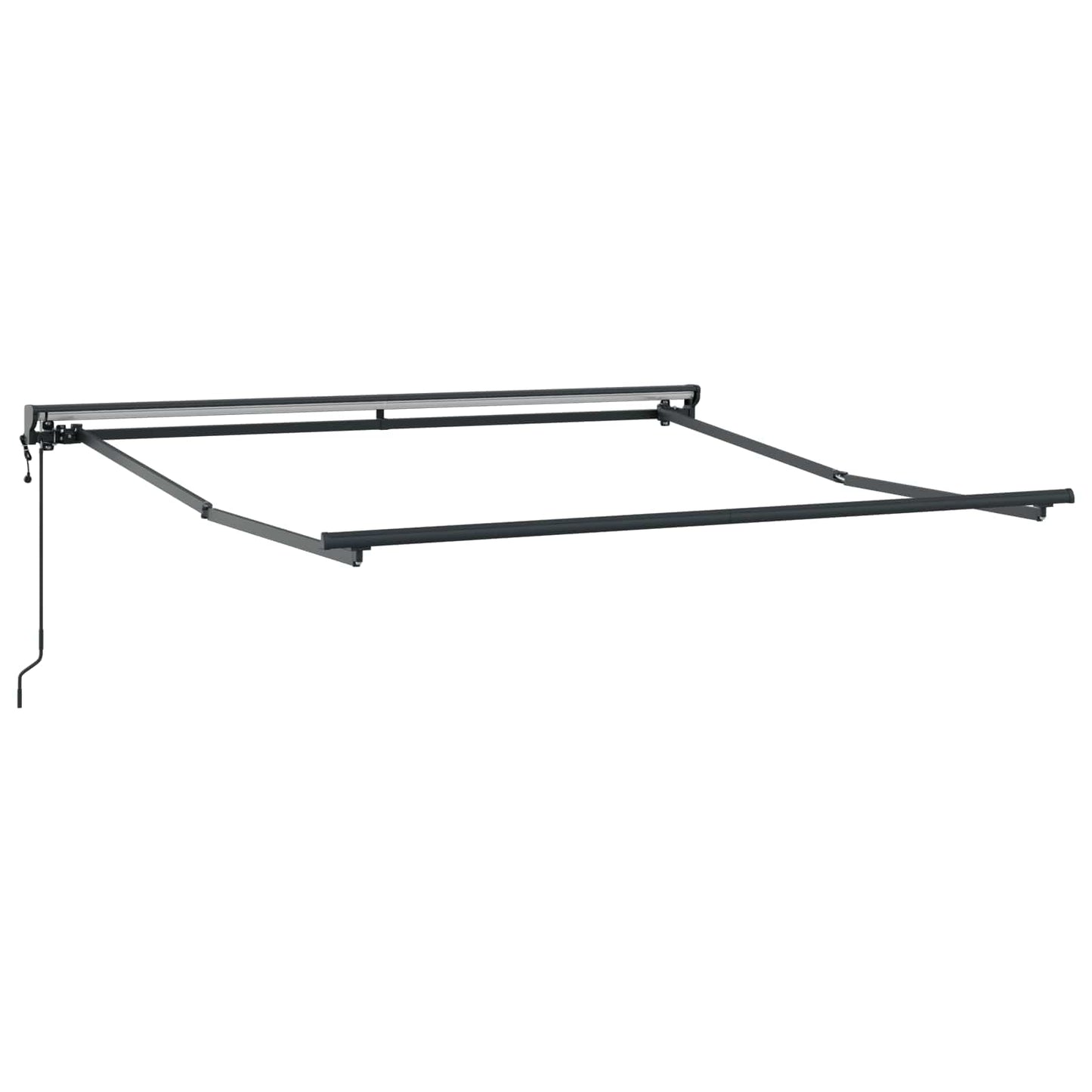Tenda Retrattile Antracite 300 x 250 cm Alluminio e Tessuto