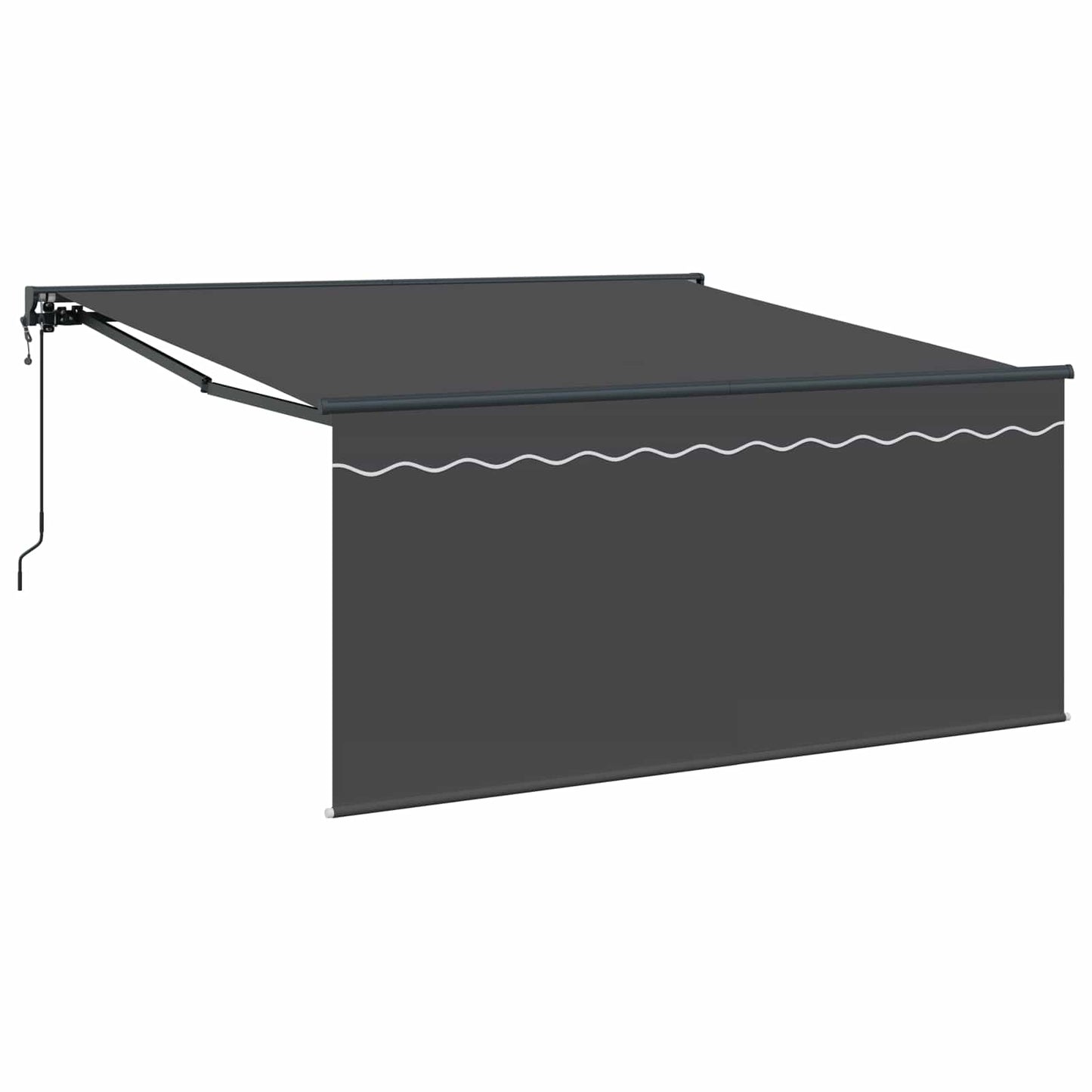 Tenda Retrattile Antracite 300 x 250 cm Poliestere e Alluminio