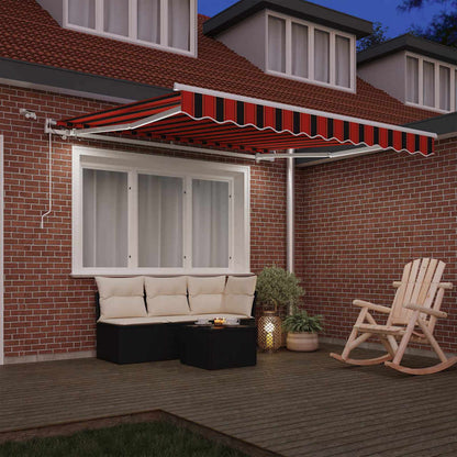 Tenda Retrattile arancione e marrone 300 x 250 cm