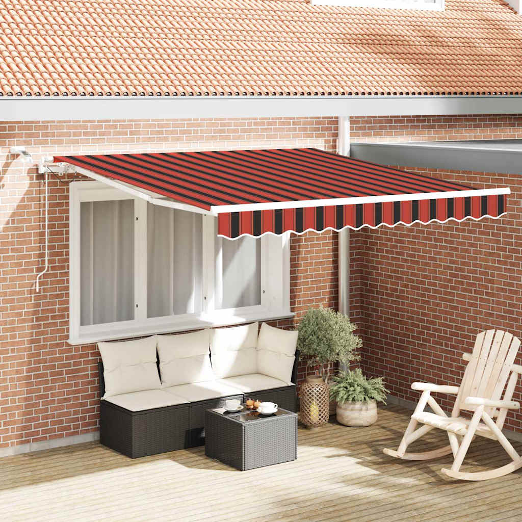 Tenda Retrattile arancione e marrone 300 x 250 cm
