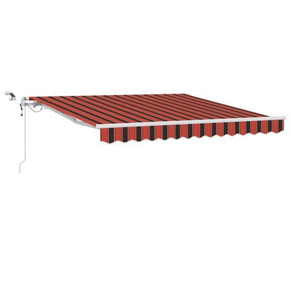 Tenda Retrattile arancione e marrone 300 x 250 cm