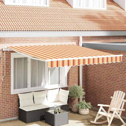 Tenda Retrattile Giallo e Arancione 300 x 250 cm Tessuto