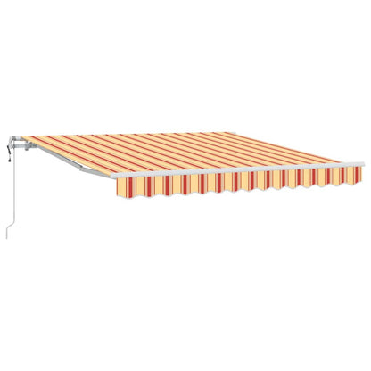 Tenda Retrattile Giallo e Arancione 300 x 250 cm Tessuto