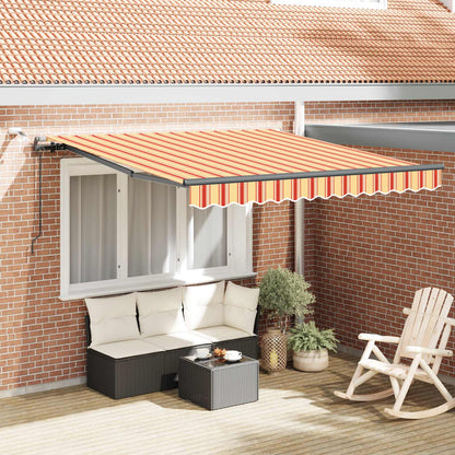 Tessuto per Tenda Giallo e Arancione 300 x 250 cm Poliestere