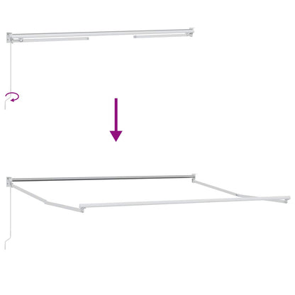 Tenda retrattile manuale Giallo 300 x 250 cm