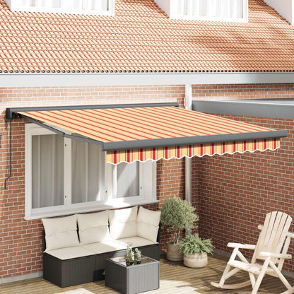 Tenda da Sole Giallo e Arancione 300 x 250 x 165 cm