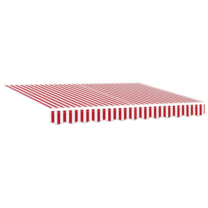 Tenda Retrattile Rosso e Bianco 300 x 250 cm