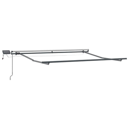 Tenda Retrattile Rosso e bianco 300 x 250 cm Tessuto