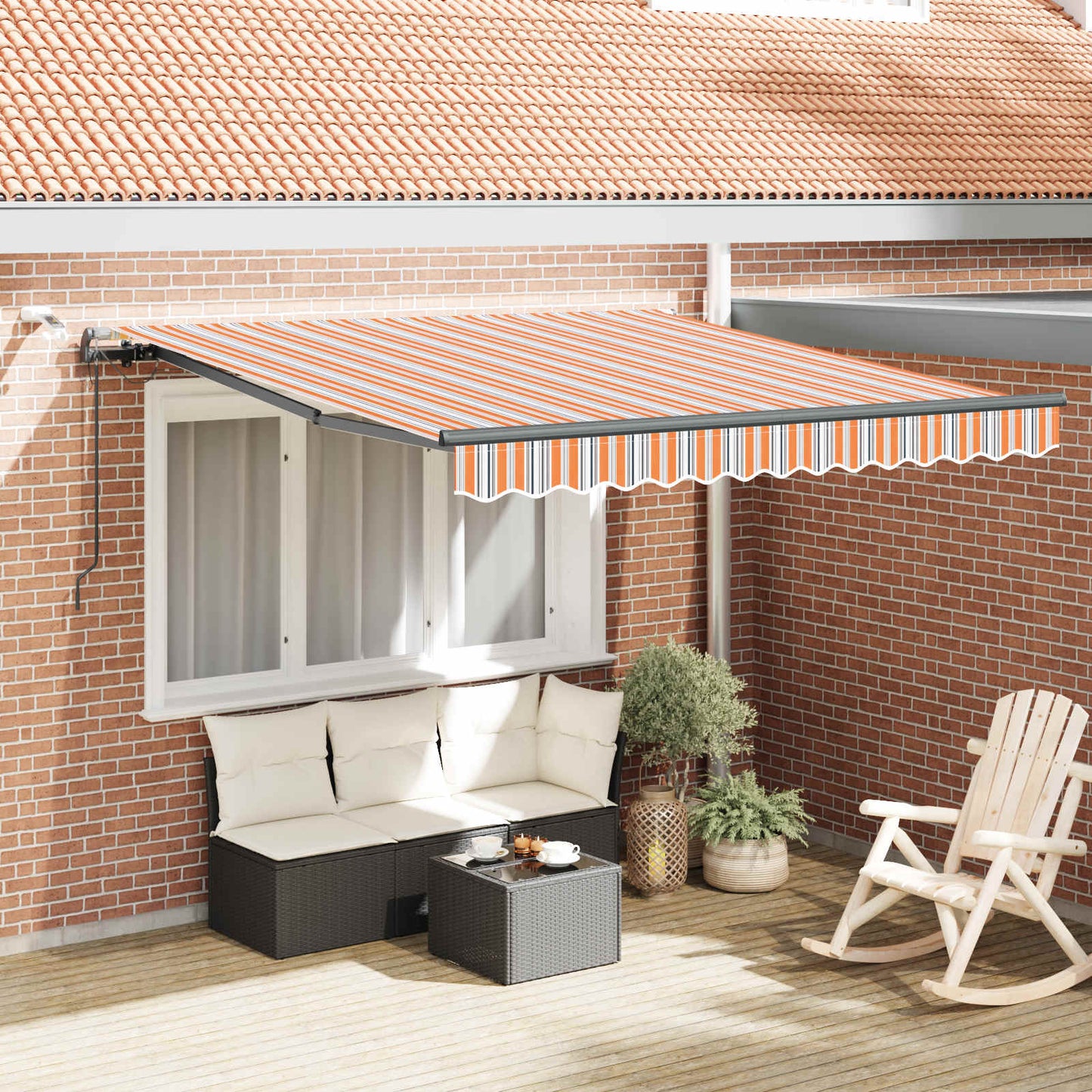 Tessuto per Tenda con Multicolore 300 x 250 cm Poliestere