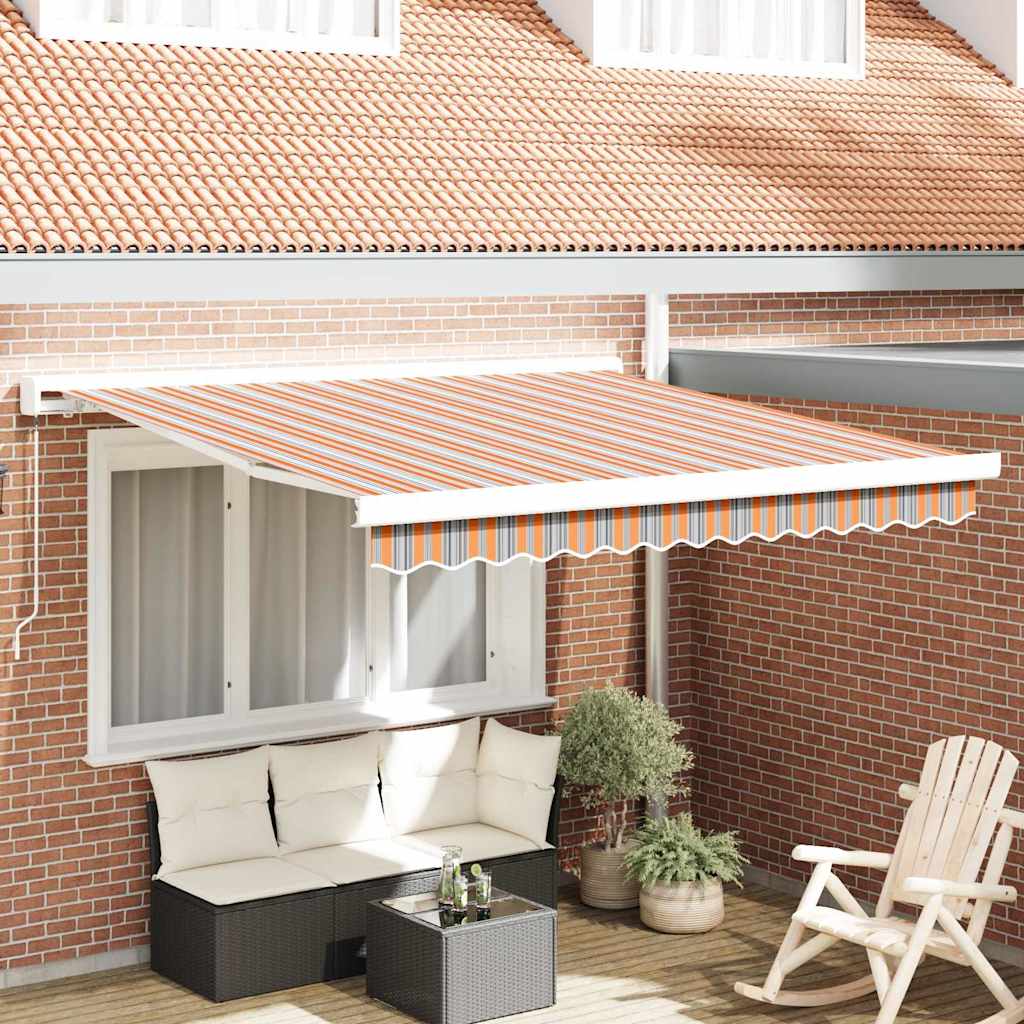 Tenda Retrattile Multicolore 300 x 250 cm Tessuto e Metallo