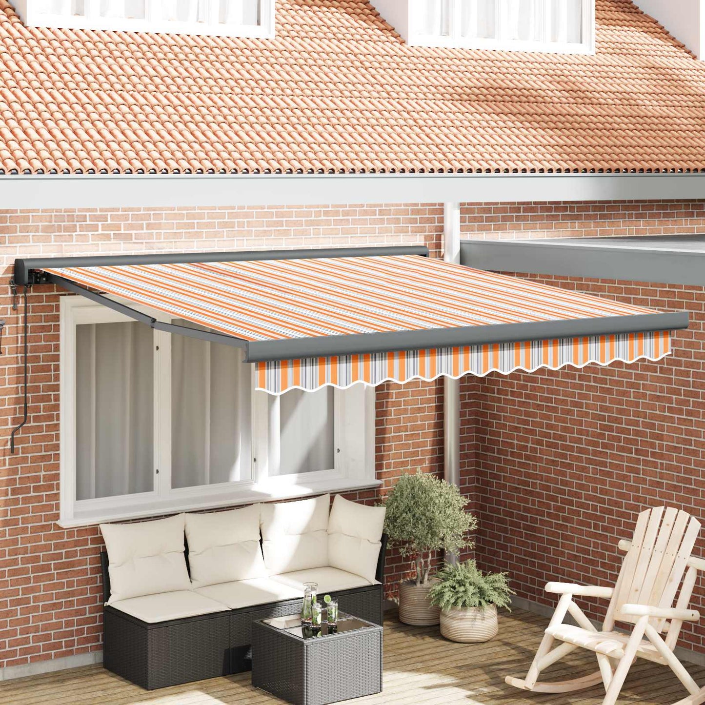 Tenda da Sole Multicolore 300 x 250 x 165 cm