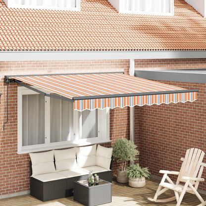 Tenda Retrattile Blu e Arancione 300 x 250 cm
